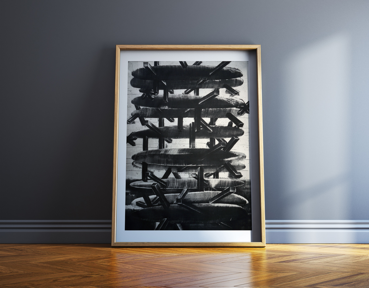 art-prints, engravings, abstract, aesthetic, monochrome, movement, patterns, black, grey, white, ink, paper, abstract-forms, danish, decorative, interior, interior-design, nordic, scandinavien, Buy original high quality art. Paintings, drawings, limited edition prints & posters by talented artists.