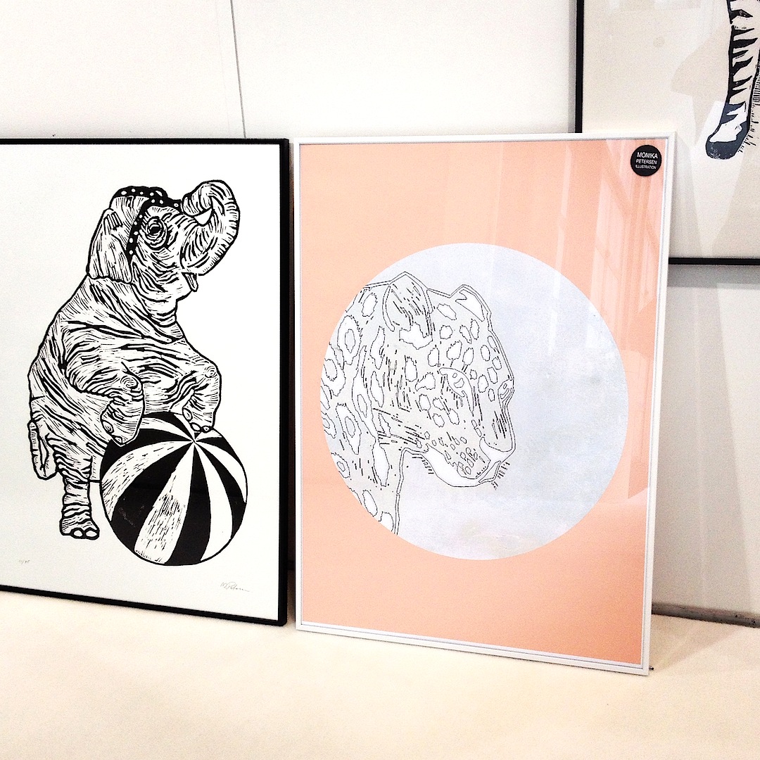linocut monikapetersen printmaking elephant