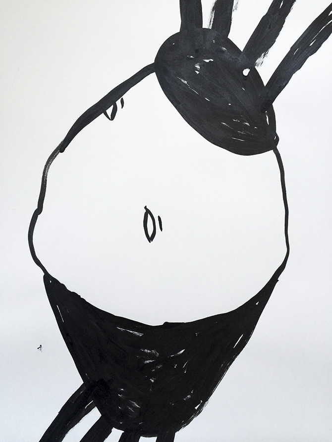 Things i see when I close my eyes #3 - 30 x 42 cm. An original illustration by artist My Buemann. The illustration is not framed. strong and expressive art illustrations and drawings, talented Danish illustrator