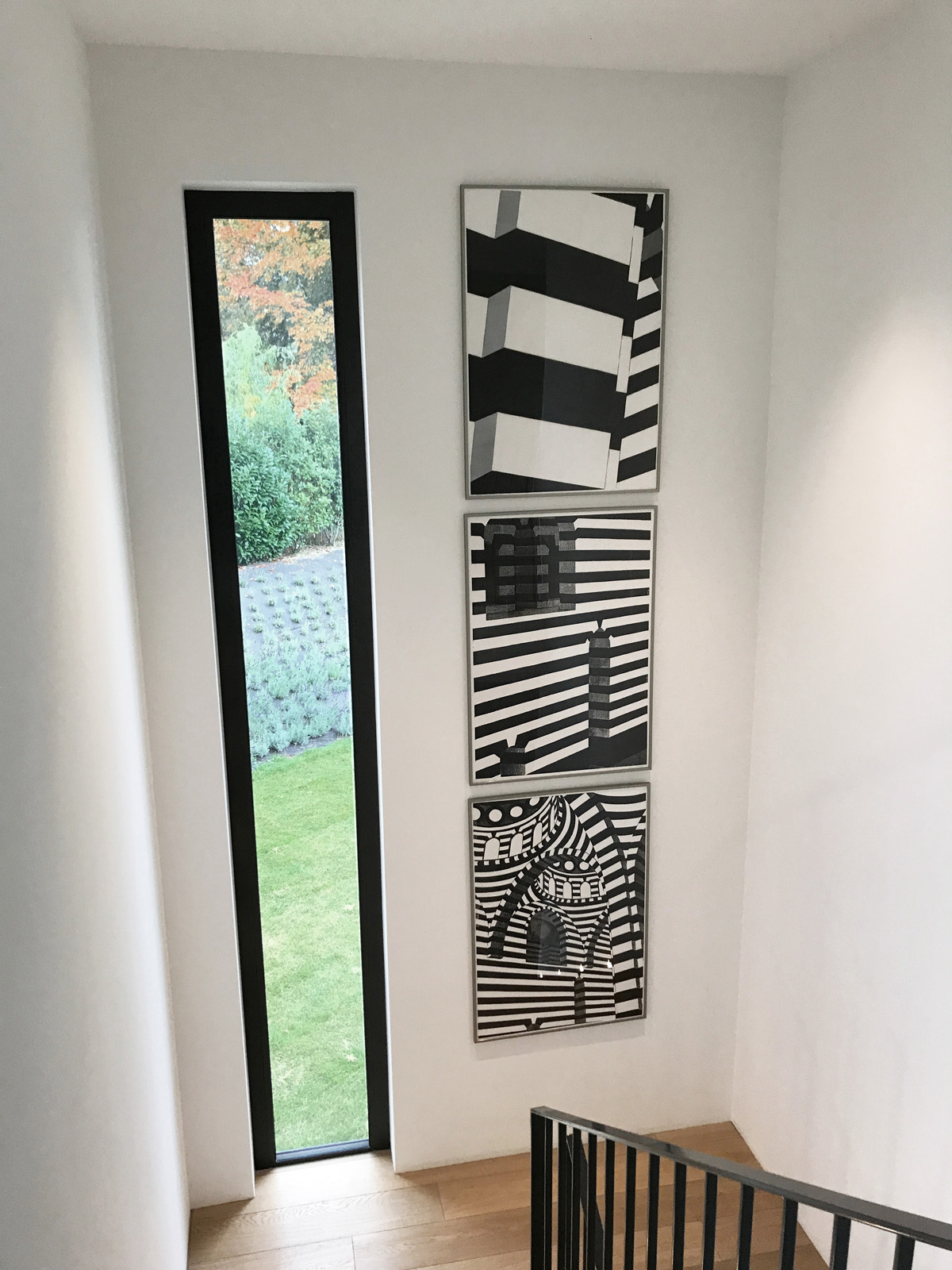 Khan Asad Pasha II - 70 x 100 cm. Limited edition linocut print by Marta Banaszak KHAN ASAD PASHA II linocut_private collection