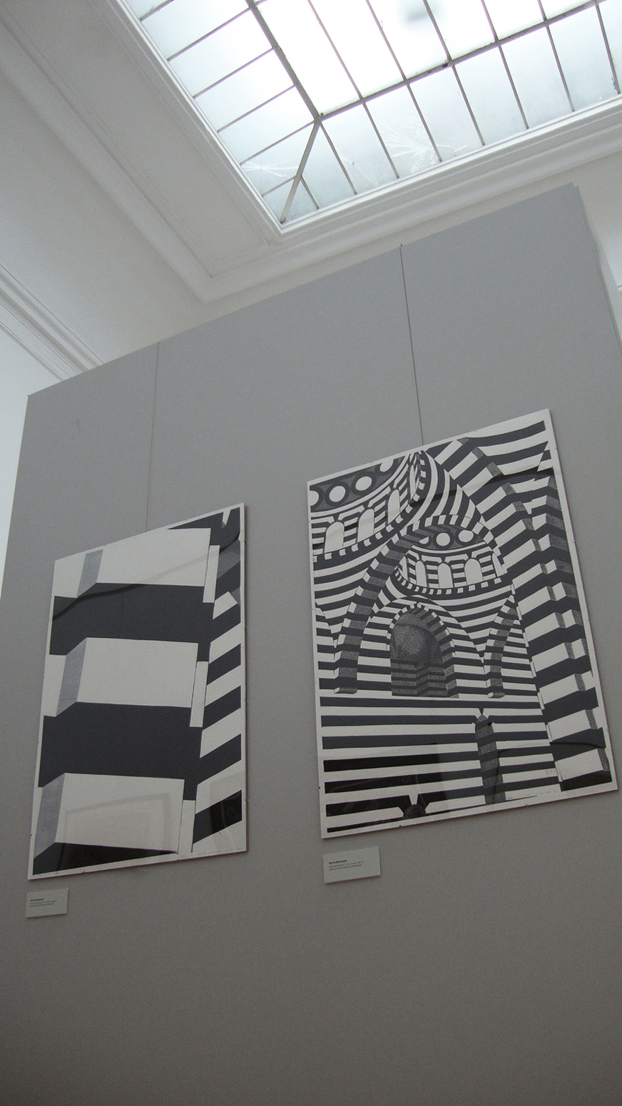 Khan Asad Pasha II - 70 x 100 cm. Limited edition linocut print by Marta Banaszak KHAN ASAD PASHA II linocut_exhibition