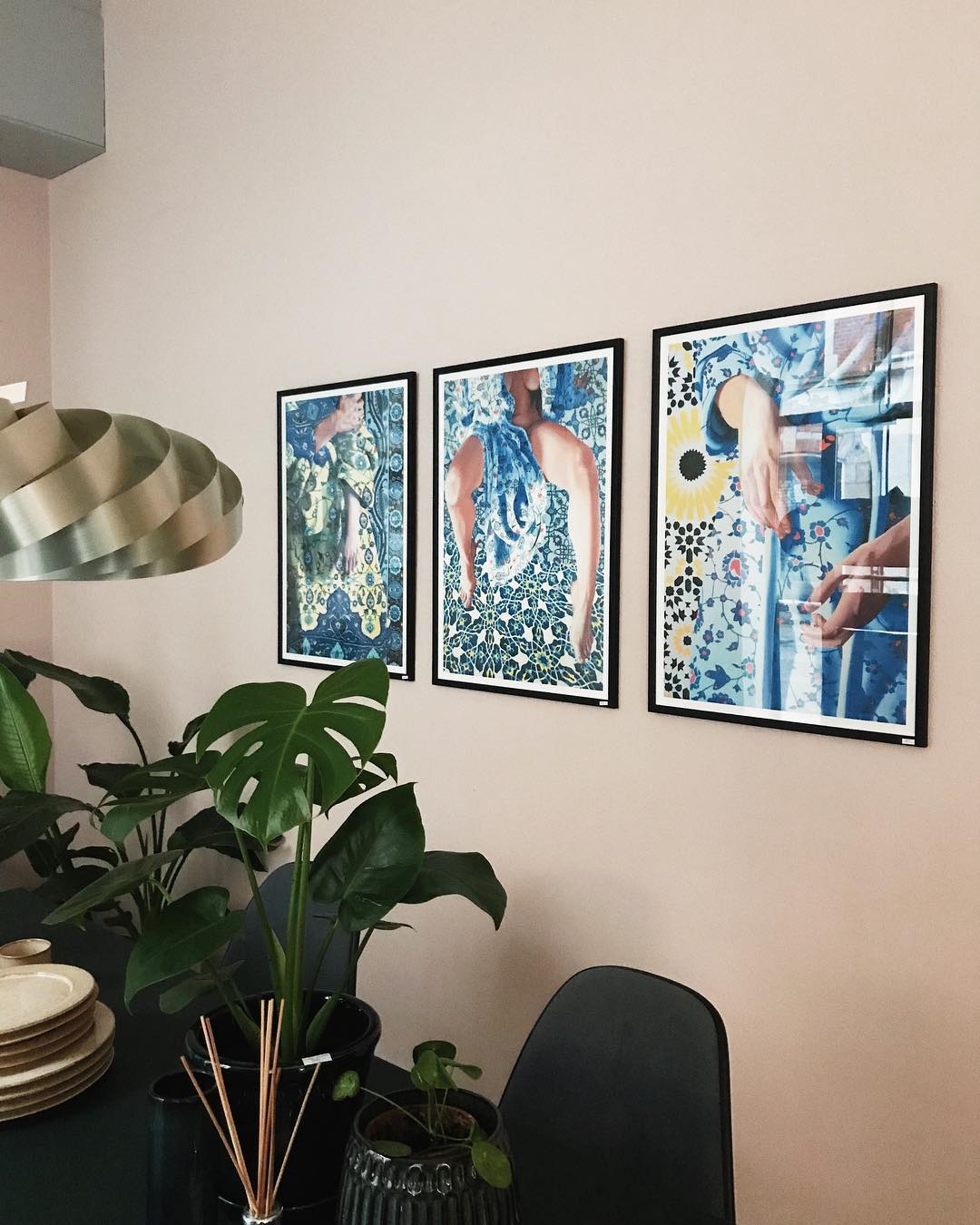 Act of Pattern, Studium | Posters-prints, Giclee-print | Aleksandra Kalisz | Beauton Art Gallery posters-prints, giclee-print, colorful, figurative, graphical, portraiture, bodies, patterns, religion, beige, blue, red, white, yellow, ink, paper, beautiful, contemporary-art, danish, decorative, design, female, flowers, interior, interior-design, love, natural, naturalism, nordic, romantic, scandinavien, vivid, women, Buy original high quality art. Paintings, drawings, limited edition prints & posters by talented artists.