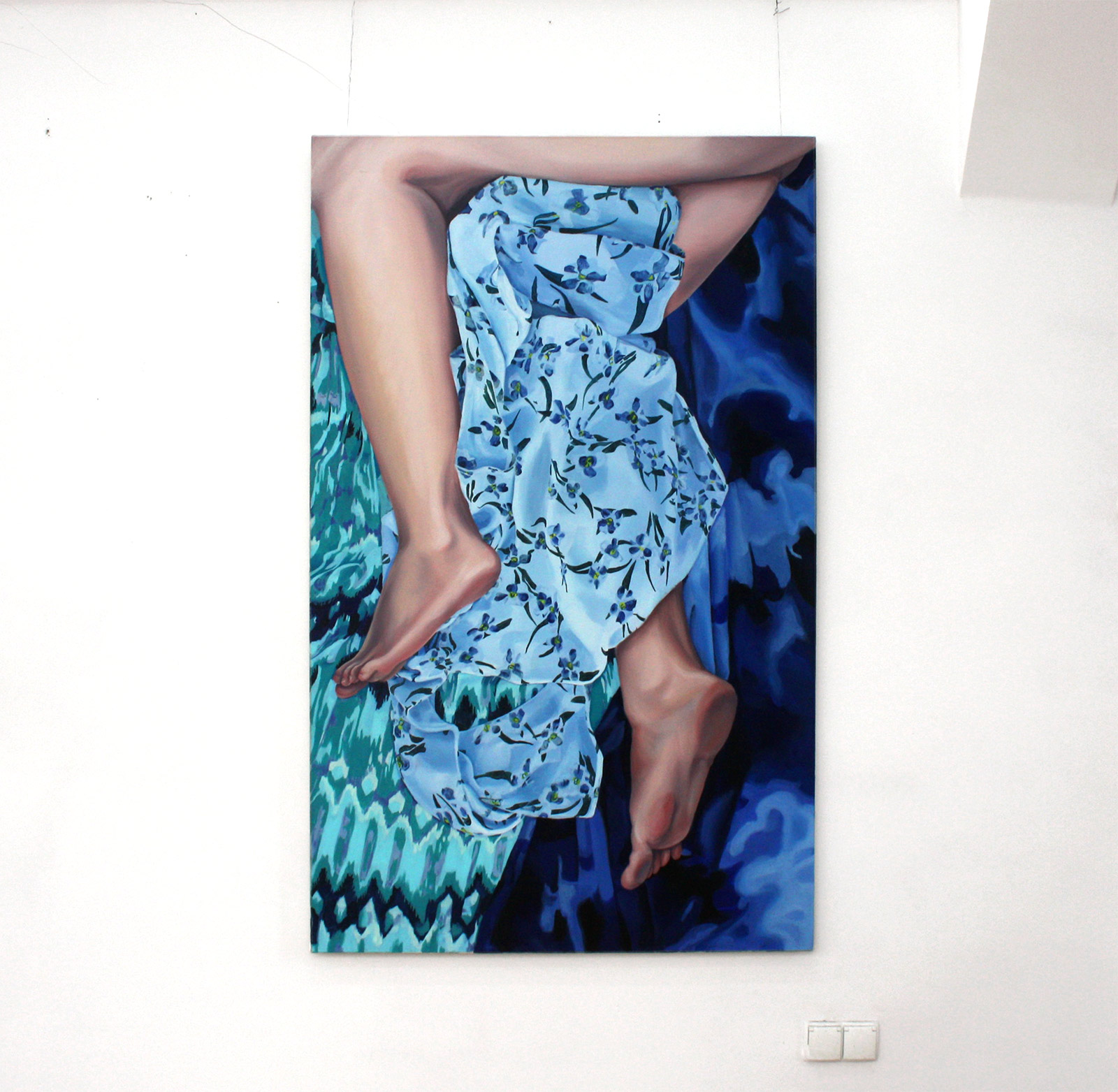 paintings, aesthetic, colorful, figurative, portraiture, bodies, patterns, people, sexuality, blue, turquoise, flax-canvas, oil, beautiful, danish, decorative, design, female, feminist, flowers, interior, interior-design, modern, modern-art, naturalism, nordic, photorealistic, pretty, scandinavien, women, Buy original high quality art. Paintings, drawings, limited edition prints & posters by talented artists.
