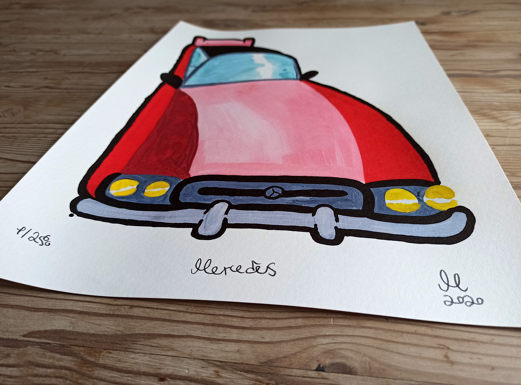 posters-prints, giclee-print, family-friendly, figurative, graphical, illustrative, pop, cartoons, humor, movement, transportation, pink, red, ink, paper, amusing, cars, contemporary-art, danish, decorative, interior, interior-design, modern, modern-art, nordic, posters, scandinavien, Buy original high quality art. Paintings, drawings, limited edition prints & posters by talented artists.