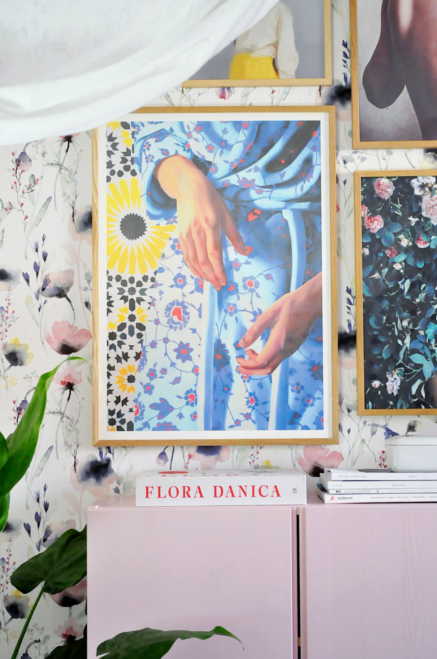 posters-prints, giclee-print, colorful, figurative, graphical, portraiture, bodies, patterns, religion, beige, blue, red, white, yellow, ink, paper, beautiful, contemporary-art, danish, decorative, design, female, flowers, interior, interior-design, love, natural, naturalism, nordic, romantic, scandinavien, vivid, women, Buy original high quality art. Paintings, drawings, limited edition prints & posters by talented artists.