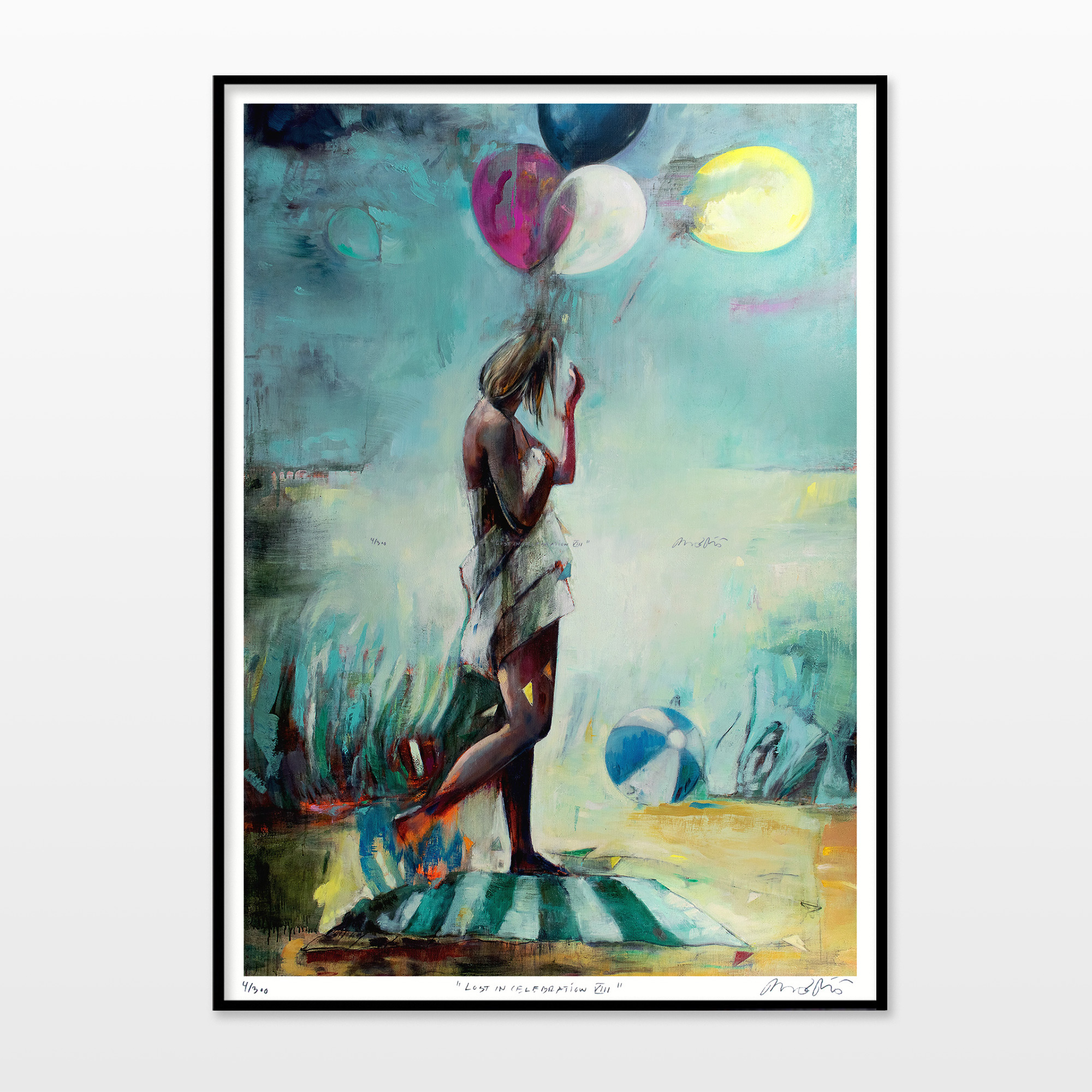 posters-prints, giclee-print, aesthetic, colorful, figurative, graphical, illustrative, landscape, portraiture, bodies, nature, oceans, people, sky, black, blue, green, turquoise, yellow, ink, paper, beach, beautiful, danish, decorative, design, interior, interior-design, modern, nordic, posters, pretty, scandinavien, summer, Buy original high quality art. Paintings, drawings, limited edition prints & posters by talented artists.