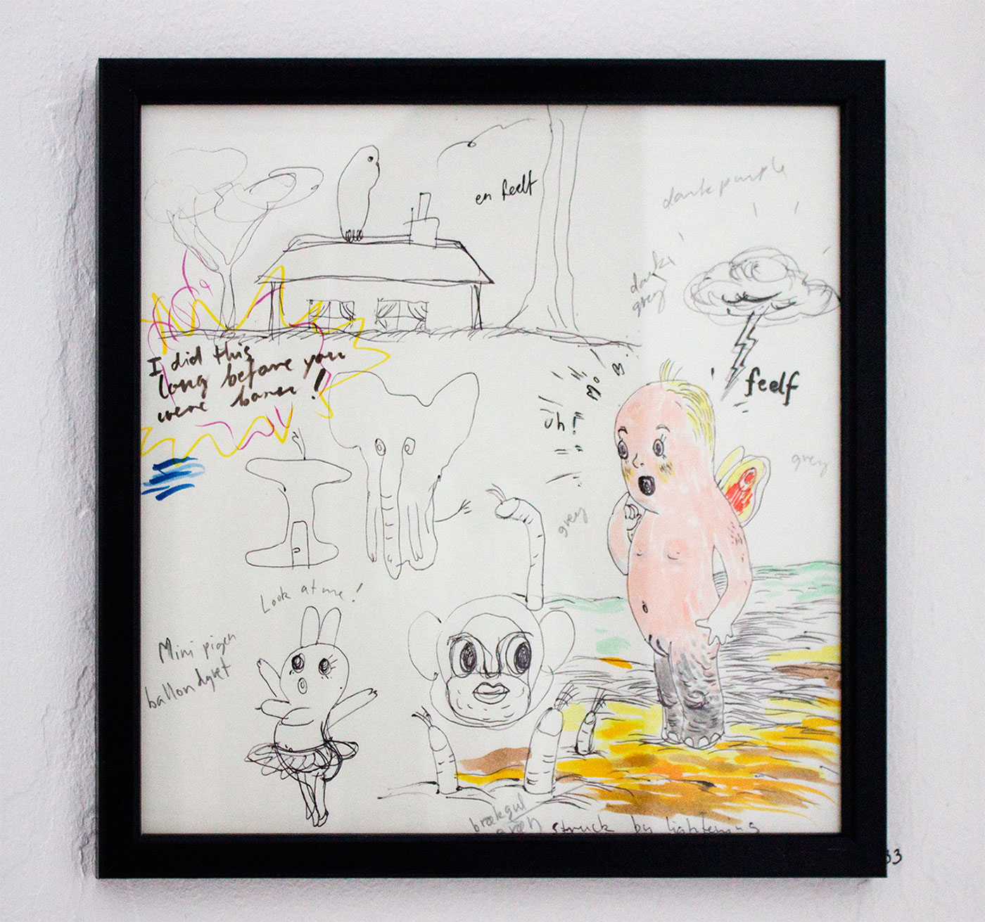 strong and expressive illustrations, talented young artist, online art gallery