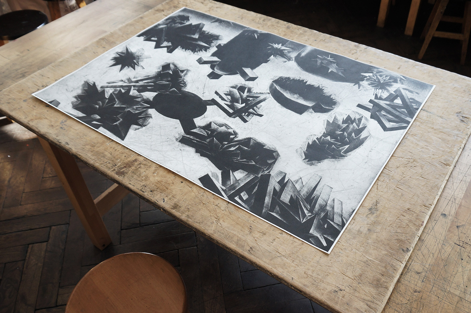 art-prints, engravings, abstract, geometric, graphical, landscape, monochrome, nature, patterns, black, grey, white, ink, paper, abstract-forms, autumn, black-and-white, danish, decorative, design, interior, interior-design, nordic, scandinavien, scenery, Buy original high quality art. Paintings, drawings, limited edition prints & posters by talented artists.