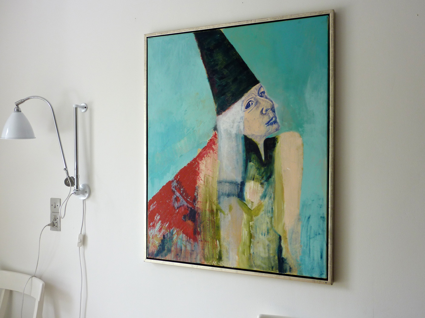paintings, family-friendly, figurative, portraiture, people, red, turquoise, acrylic, cotton-canvas, faces, fantasy, women, Buy original high quality art. Paintings, drawings, limited edition prints & posters by talented artists.