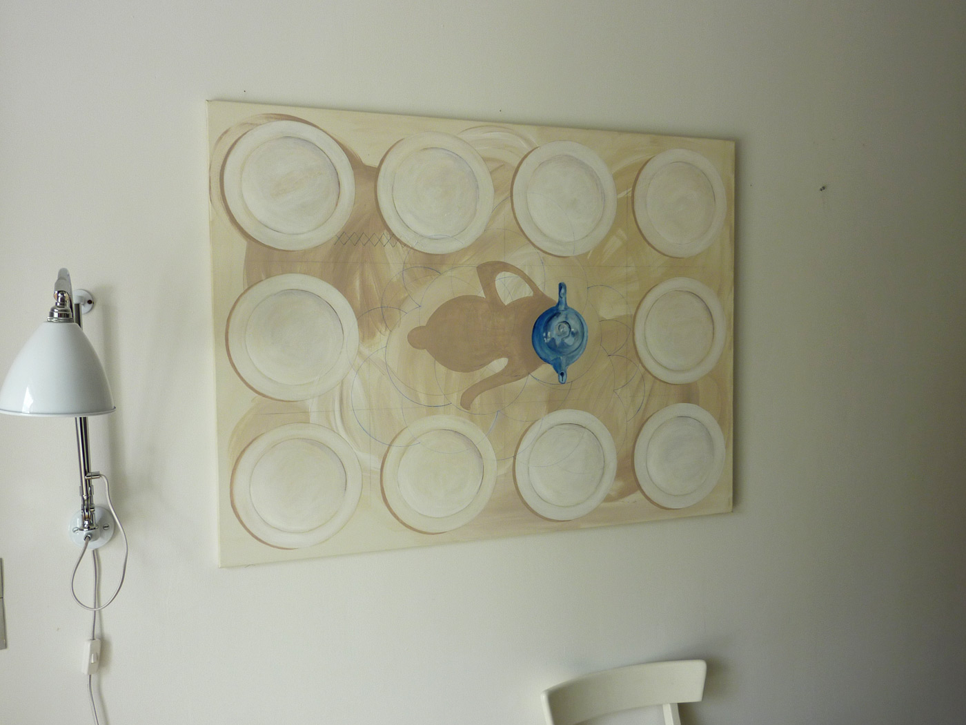 paintings, aesthetic, still-life, everyday life, beige, blue, white, acrylic, cotton-canvas, other-mediums, bright, coffee, decorative, detailed, drinks, kitchen, natural, naturalism, photorealistic, pop-art, pretty, realism, retro, romantic, symmetry, tranquil, Buy original high quality art. Paintings, drawings, limited edition prints & posters by talented artists.