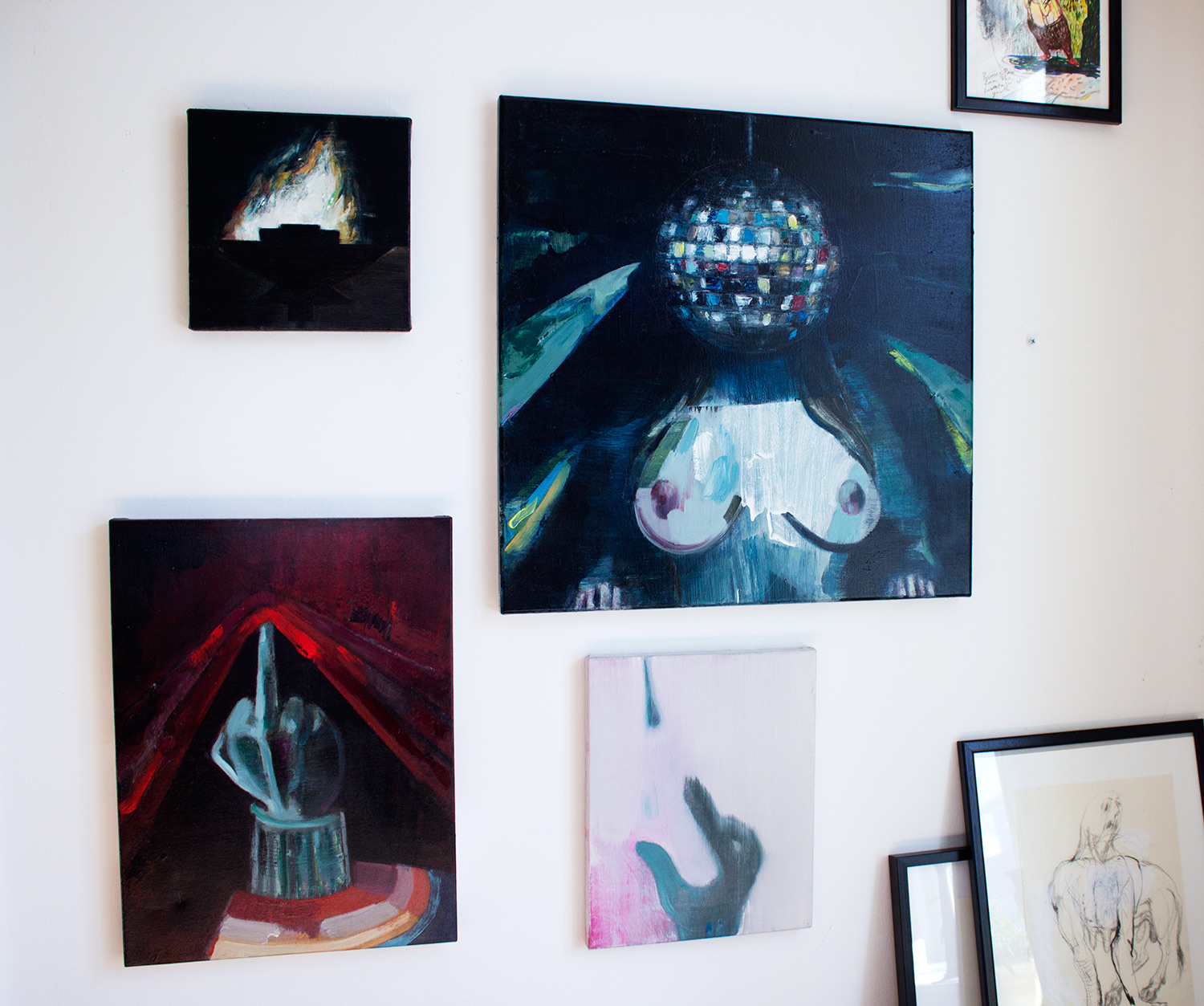 paintings, graphical, pop, moods, textiles, black, grey, red, acrylic, cotton-canvas, contemporary-art, danish, decorative, design, interior, interior-design, modern, modern-art, nordic, pop-art, scandinavien, vivid, Buy original high quality art. Paintings, drawings, limited edition prints & posters by talented artists.