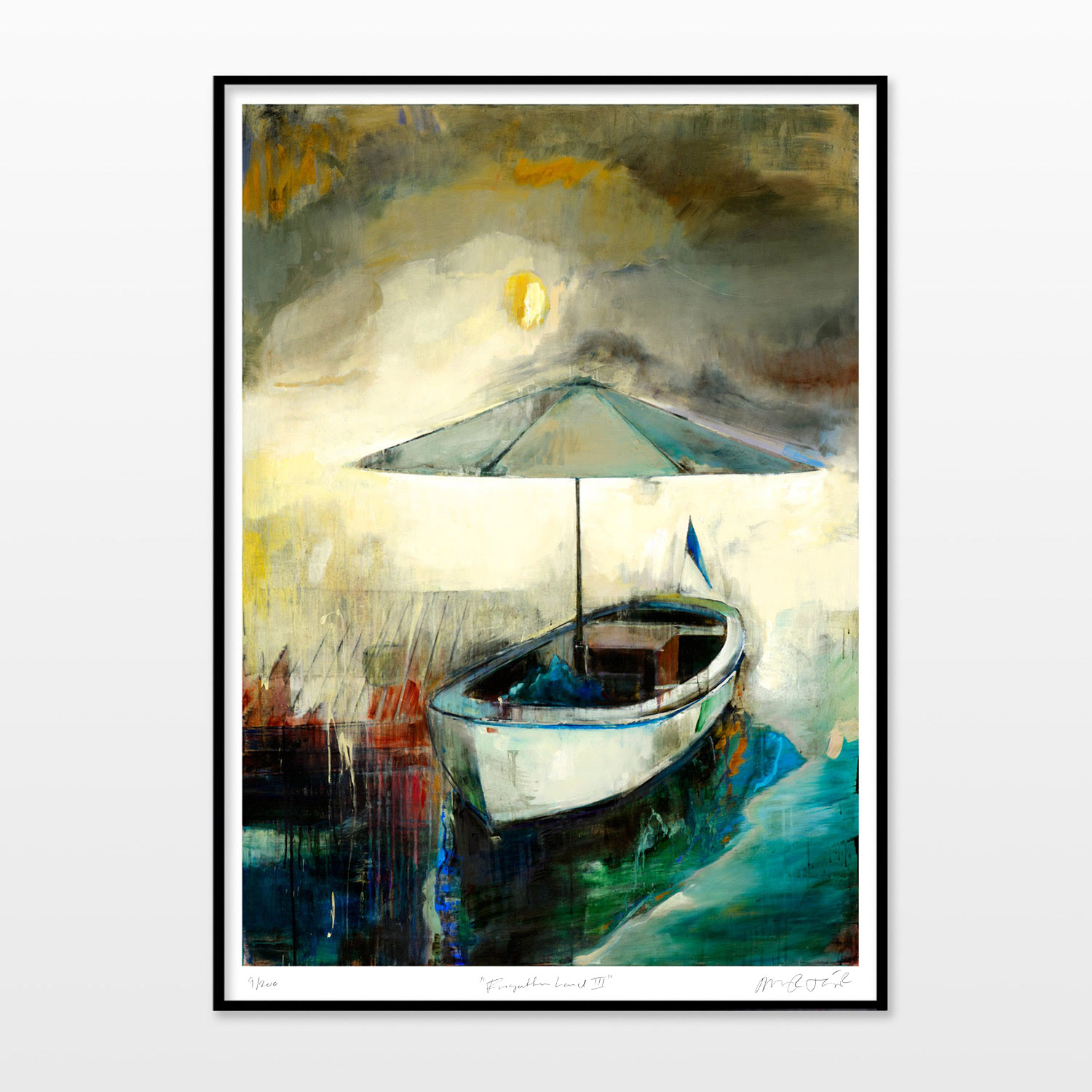 posters-prints, giclee-print, expressive, figurative, geometric, graphical, movement, nature, oceans, sailing, sky, transportation, beige, blue, green, purple, ink, paper, atmosphere, beach, beautiful, boats, contemporary-art, copenhagen, expressionism, interior, interior-design, modern-art, nordic, outdoors, scandinavien, summer, sun, symbolic, travel, water, Buy original high quality art. Paintings, drawings, limited edition prints & posters by talented artists.