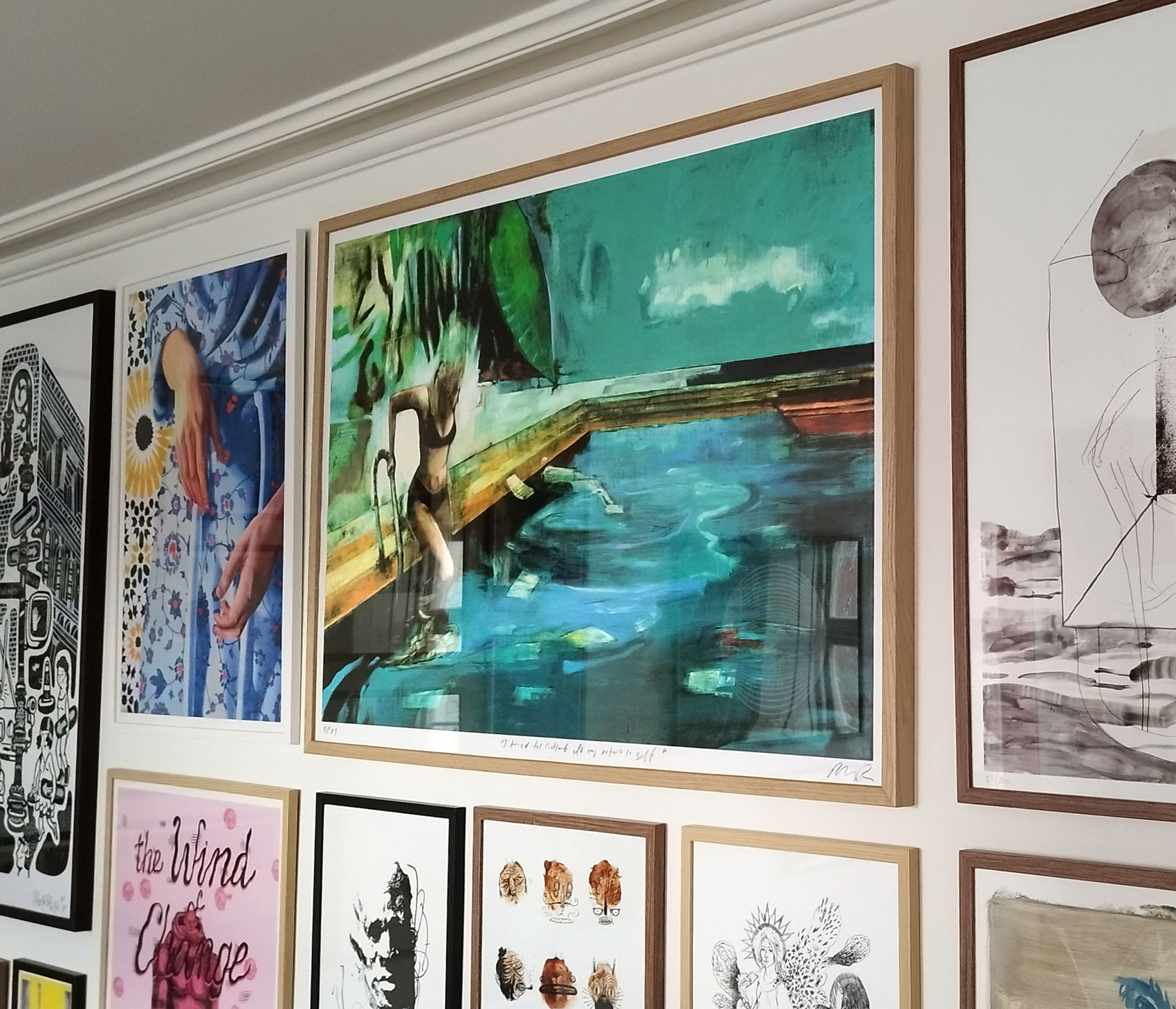 posters-prints, giclee-print, aesthetic, colorful, graphical, illustrative, pop, portraiture, bodies, botany, oceans, blue, green, turquoise, ink, paper, beach, beautiful, contemporary-art, danish, decorative, interior, interior-design, modern, modern-art, nordic, pretty, sailboat, scandinavien, summer, Buy original high quality art. Paintings, drawings, limited edition prints & posters by talented artists.