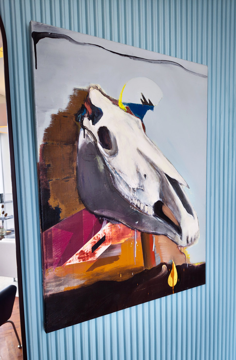 paintings, colorful, figurative, graphical, pop, still-life, animals, nature, wildlife, blue, brown, white, acrylic, cotton-canvas, architectural, contemporary-art, copenhagen, danish, decorative, design, horses, interior, interior-design, modern, modern-art, nordic, scandinavien, Buy original high quality art. Paintings, drawings, limited edition prints & posters by talented artists.