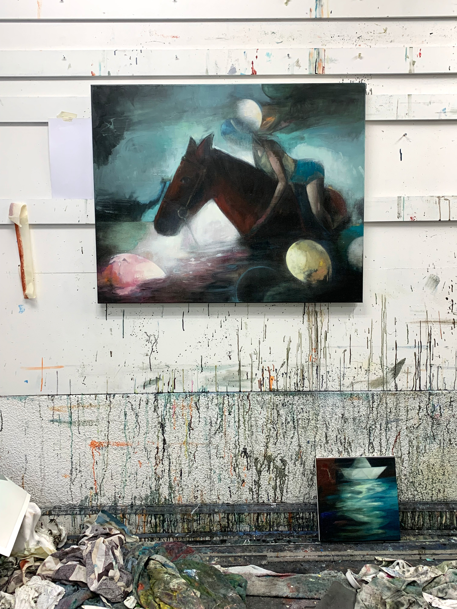 paintings, expressive, figurative, graphical, surrealistic, bodies, livestock, oceans, people, sexuality, blue, brown, pink, yellow, acrylic, charcoal, cotton-canvas, oil, spray-paint, beach, beautiful, contemporary-art, copenhagen, dark, expressionism, fantasy, female, girls, horses, icons, interior, interior-design, modern-art, nordic, scandinavien, sea, shapes, silhouette, symbolic, water, women, Buy original high quality art. Paintings, drawings, limited edition prints & posters by talented artists.