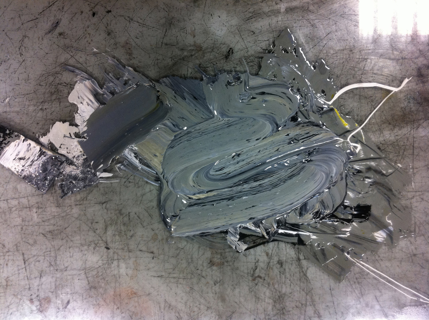 Mihrab II - 70 x 100 cm. Limited edition linocut print by Marta Banaszak MIHRAB II linocut_printing process