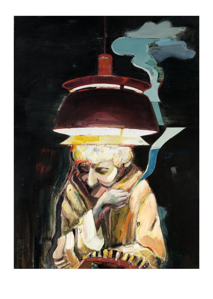 The Miracle Under My Lamp | Posters-prints, Giclee-print | Marck Fink | Beauton Art Gallery posters-prints, giclee-print, figurative, portraiture, everyday life, moods, people, beige, black, yellow, ink, paper, beautiful, expressionism, interior, interior-design, love, posters, romantic, Buy original high quality art. Paintings, drawings, limited edition prints & posters by talented artists.