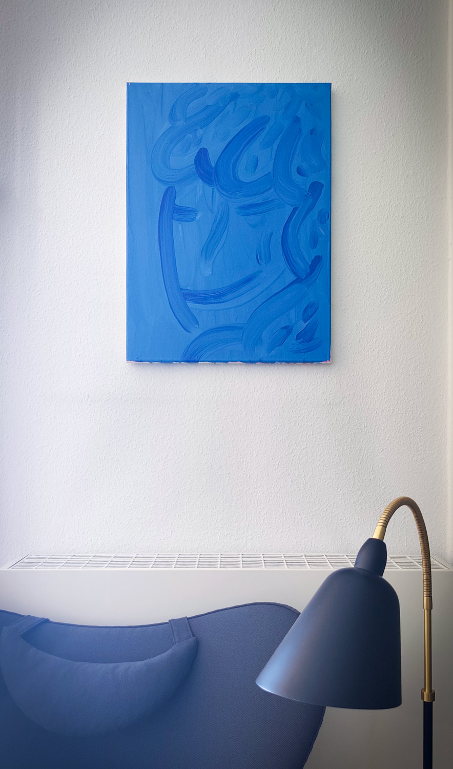 paintings, abstract, aesthetic, figurative, graphical, illustrative, portraiture, moods, people, blue, acrylic, flax-canvas, abstract-forms, beautiful, danish, decorative, design, faces, interior, interior-design, modern, modern-art, nordic, scandinavien, tranquil, Buy original high quality art. Paintings, drawings, limited edition prints & posters by talented artists.