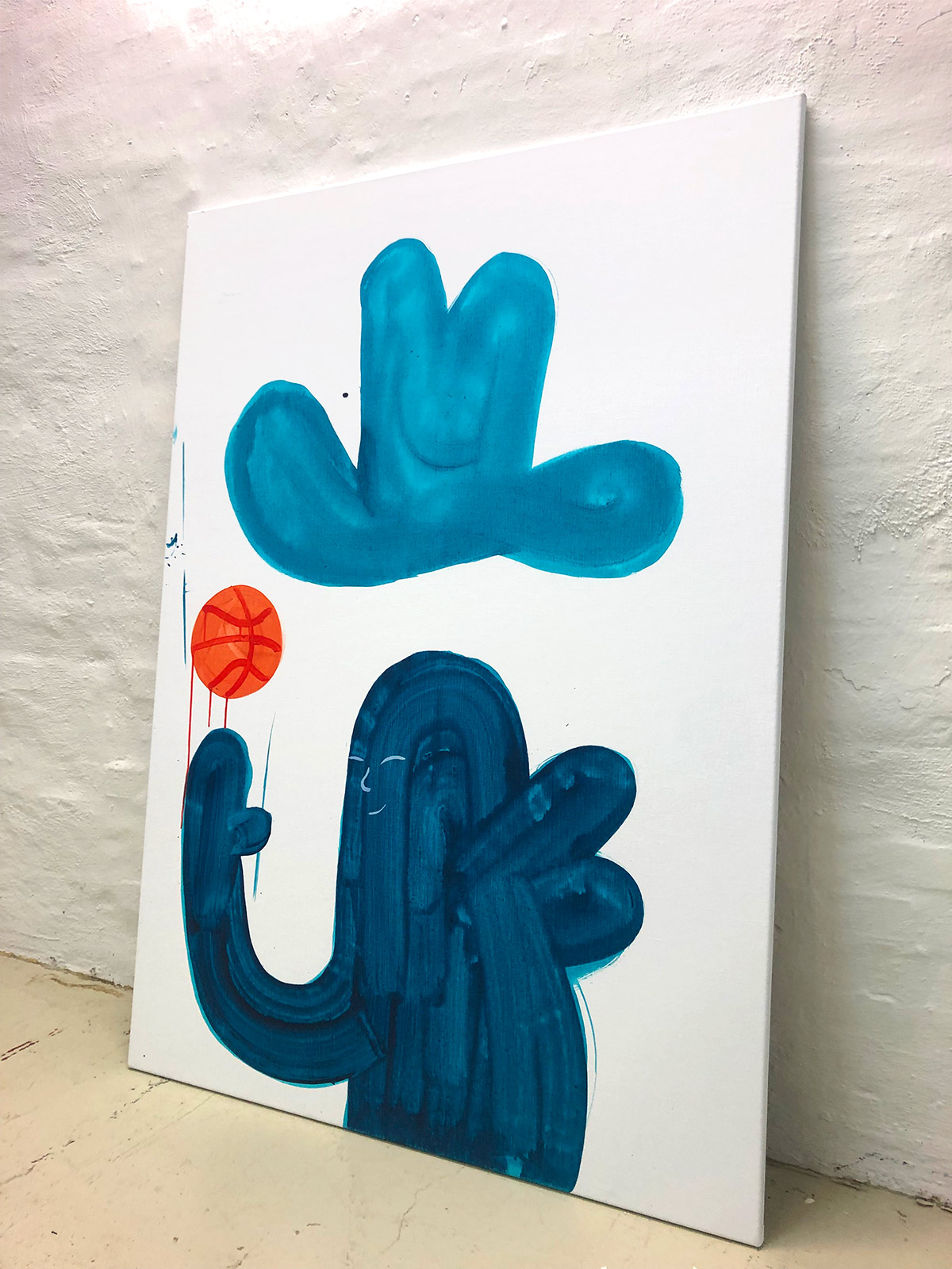 paintings, family-friendly, graphical, illustrative, minimalistic, pop, bodies, people, sport, blue, orange, turquoise, white, acrylic, flax-canvas, abstract-forms, amusing, contemporary-art, copenhagen, danish, decorative, design, hats, interior, interior-design, modern, modern-art, nordic, pop-art, scandinavien, street-art, Buy original high quality art. Paintings, drawings, limited edition prints & posters by talented artists.