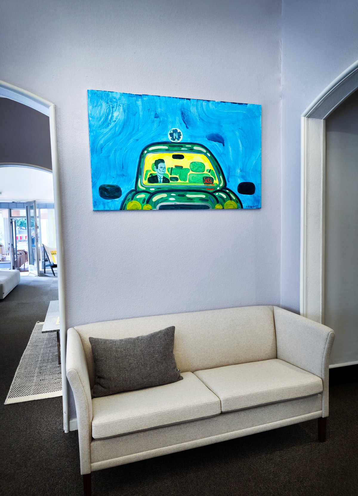 paintings, colorful, figurative, pop, bodies, cartoons, everyday life, movement, patterns, sky, blue, turquoise, yellow, flax-canvas, oil, amusing, beautiful, contemporary-art, copenhagen, decorative, design, faces, interior, interior-design, modern, modern-art, nordic, pop-art, Buy original high quality art. Paintings, drawings, limited edition prints & posters by talented artists.