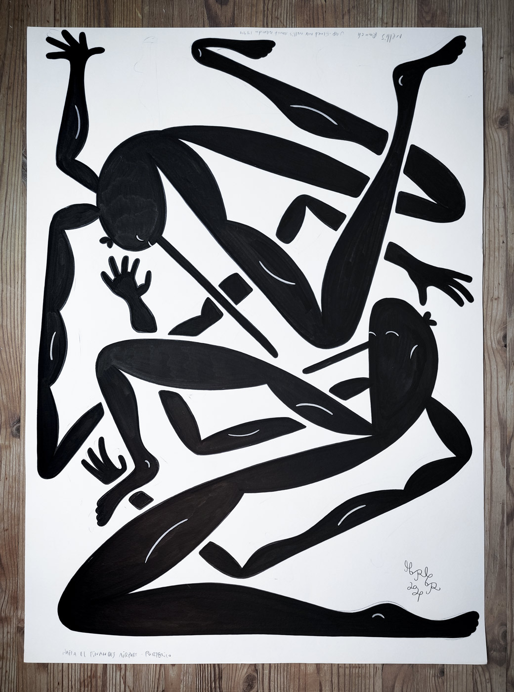 drawings, family-friendly, illustrative, monochrome, pop, bodies, everyday life, movement, people, black, white, artliner, paper, amusing, beautiful, contemporary-art, copenhagen, danish, decorative, design, interior, interior-design, modern, modern-art, Buy original high quality art. Paintings, drawings, limited edition prints & posters by talented artists.