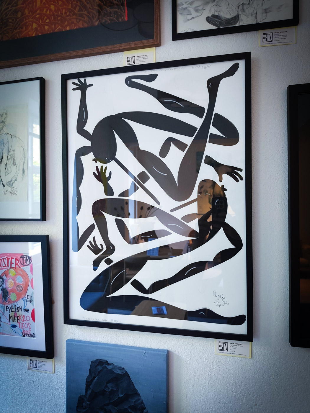 drawings, family-friendly, illustrative, monochrome, pop, bodies, everyday life, movement, people, black, white, artliner, paper, amusing, beautiful, contemporary-art, copenhagen, danish, decorative, design, interior, interior-design, modern, modern-art, Buy original high quality art. Paintings, drawings, limited edition prints & posters by talented artists.