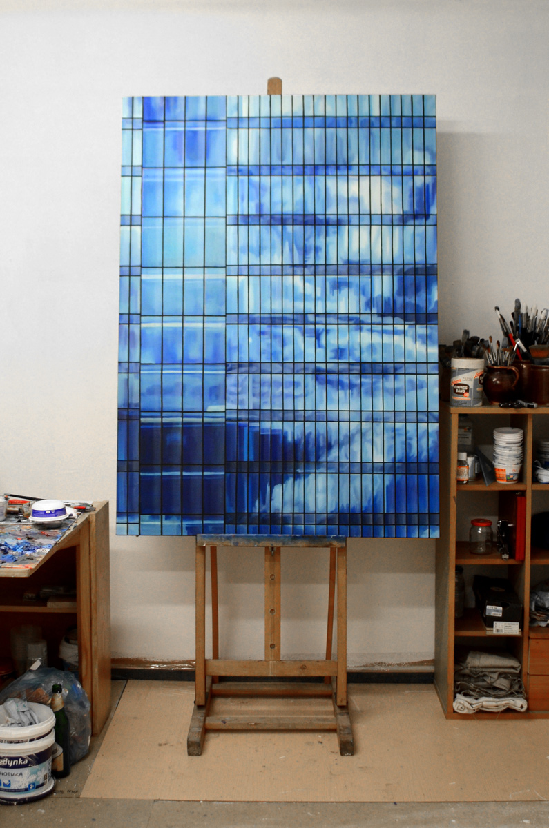 paintings, aesthetic, figurative, geometric, graphical, minimalistic, architecture, patterns, science, technology, blue, flax-canvas, oil, architectural, beautiful, buildings, conceptual, contemporary-art, danish, design, houses, interior, interior-design, modern, modern-art, nordic, scandinavien, Buy original high quality art. Paintings, drawings, limited edition prints & posters by talented artists.