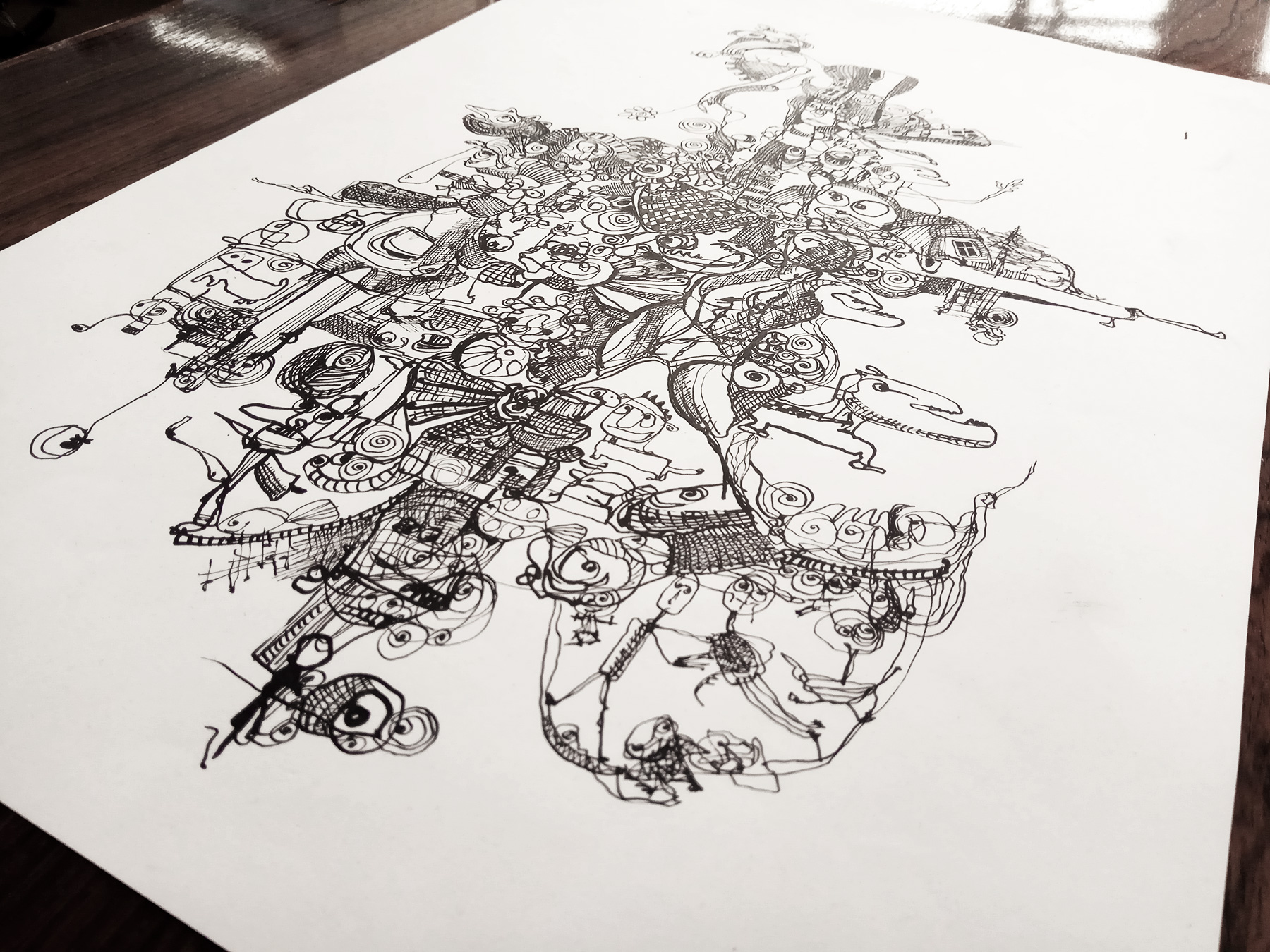 drawings, family-friendly, illustrative, monochrome, animals, bodies, cartoons, patterns, black, white, ink, paper, abstract-forms, amusing, black-and-white, buildings, calligraphy, cute, danish, decorative, design, family, interior, interior-design, modern, modern-art, nordic, scandinavien, Buy original high quality art. Paintings, drawings, limited edition prints & posters by talented artists.