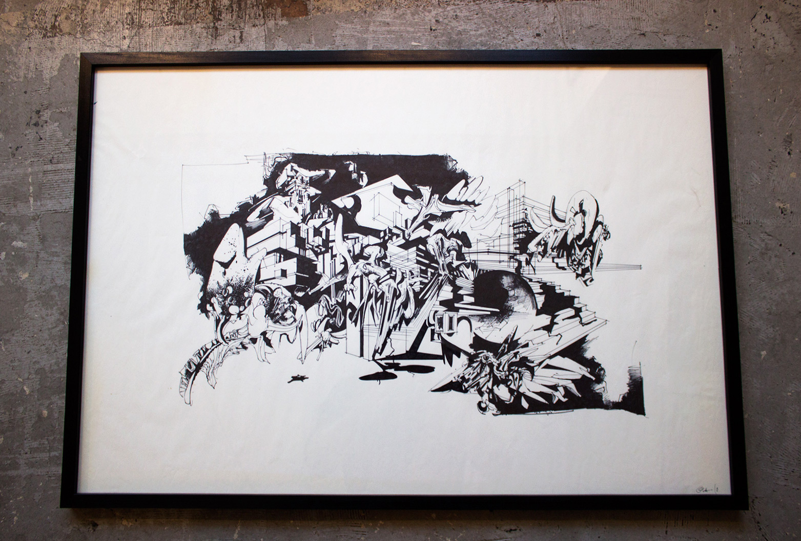 Untitled XVI | Drawings | Ola Juliussen | Beauton Art Gallery drawings, abstract, expressive, graphical, illustrative, landscape, monochrome, architecture, botany, nature, patterns, black, white, artliner, ink, paper, marker, architectural, contemporary-art, danish, design, interior, interior-design, modern, modern-art, nordic, scandinavien, Buy original high quality art. Paintings, drawings, limited edition prints & posters by talented artists.