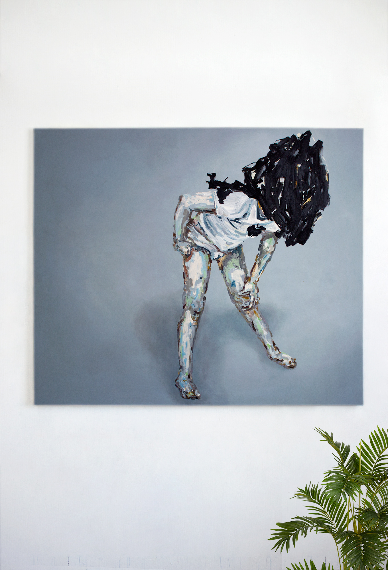 paintings, figurative, children, everyday life, people, black, blue, grey, white, acrylic, cotton-canvas, contemporary-art, danish, decorative, design, interior, interior-design, kids, modern, modern-art, scandinavien, Buy original high quality art. Paintings, drawings, limited edition prints & posters by talented artists.