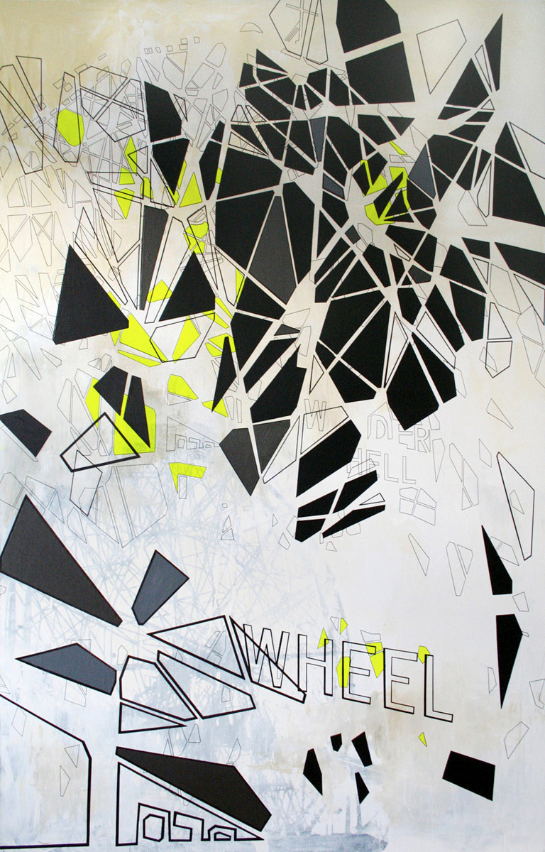 Falling Wonder | Paintings, Collages | Tina Louise Hunderup | Beauton Art Gallery paintings, collages, abstract, geometric, graphical, pop, architecture, movement, patterns, science, black, grey, white, yellow, acrylic, cotton-canvas, pencils, photographs, abstract-forms, architectural, buildings, contemporary-art, danish, decorative, design, farm, interior, interior-design, modern, modern-art, nordic, scandinavien, Buy original high quality art. Paintings, drawings, limited edition prints & posters by talented artists.