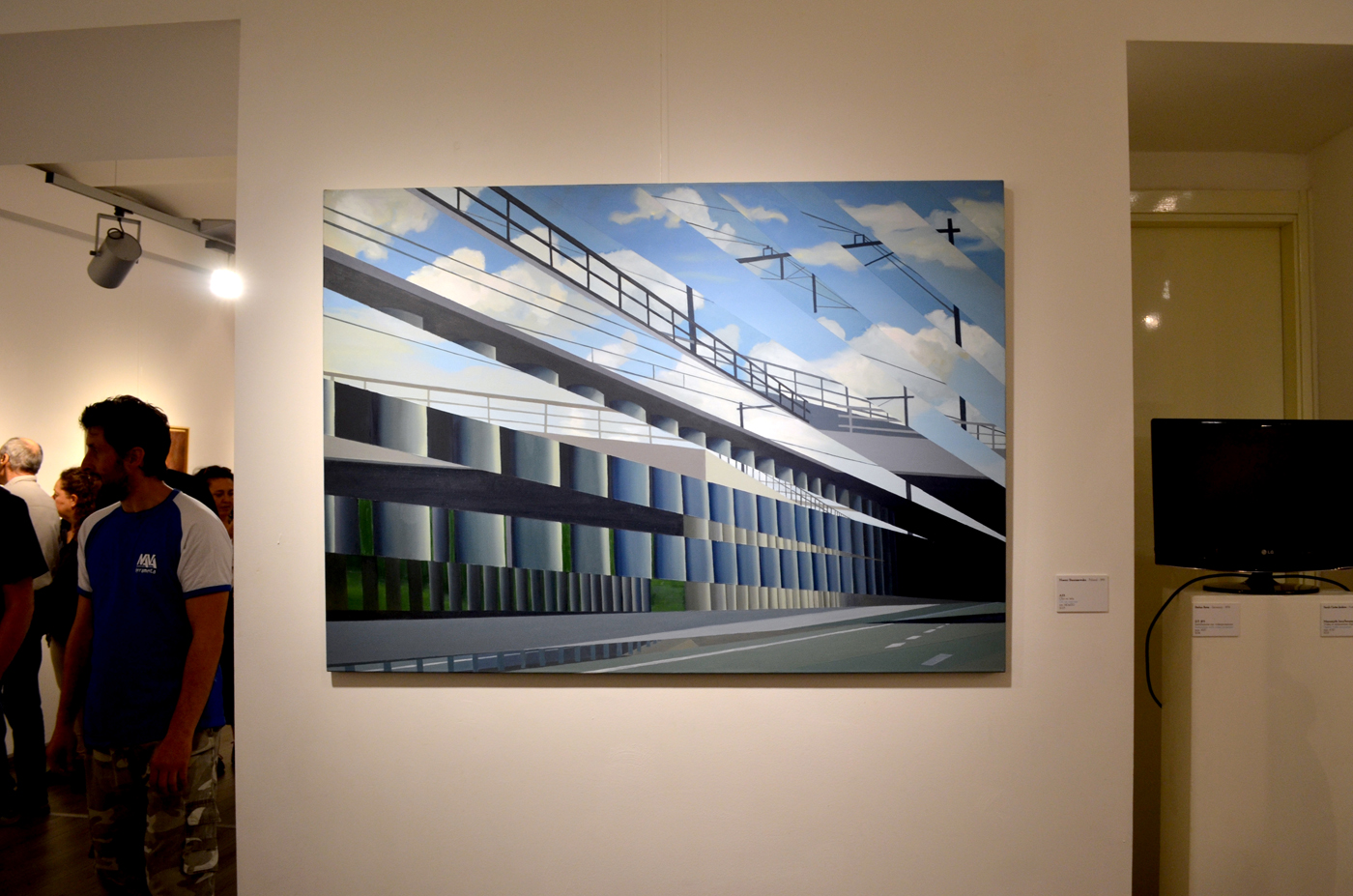 Paintings about speed, A35 - 100 x 140 cm. Original oil painting by Noemi Staniszewska