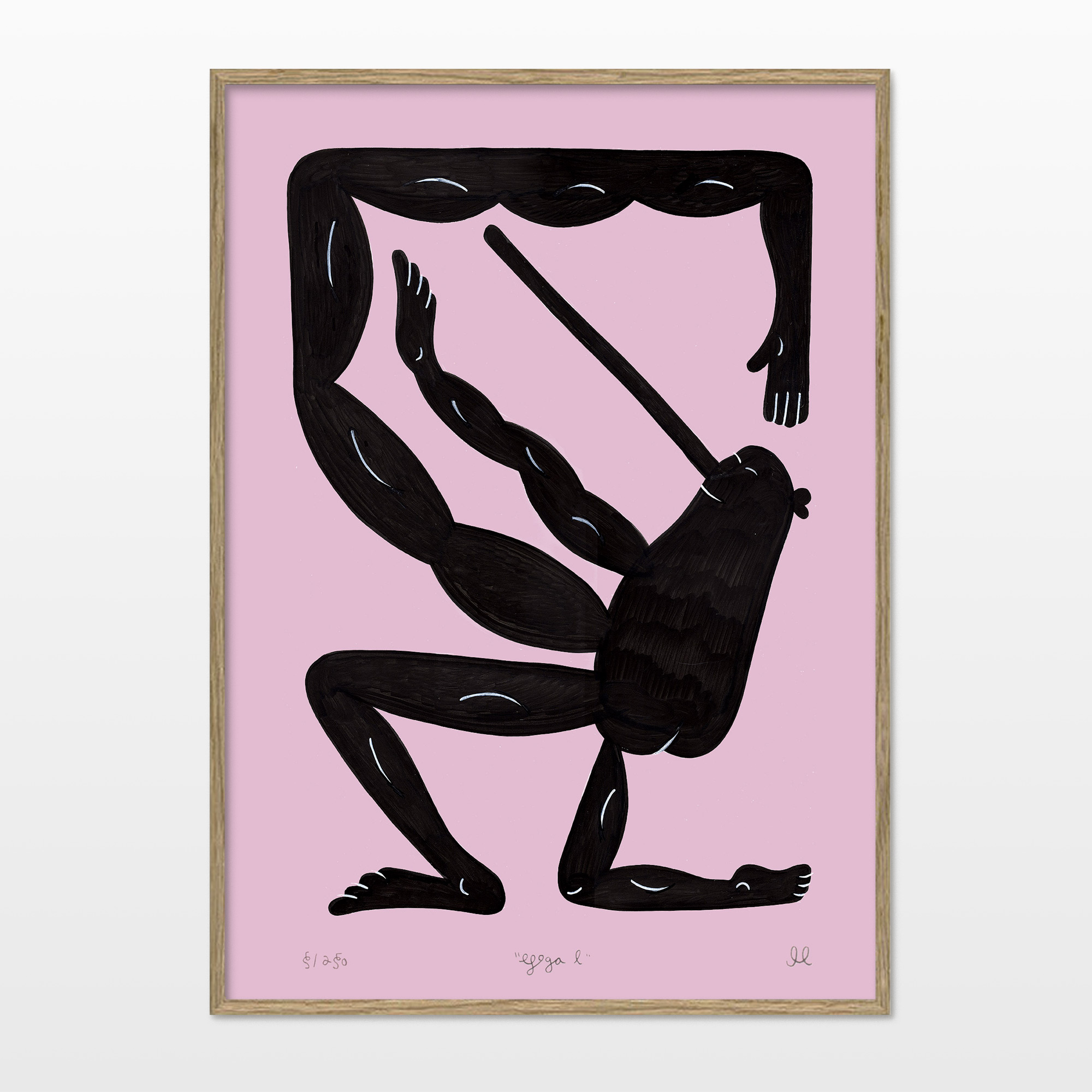 posters-prints, giclee-print, family-friendly, graphical, illustrative, minimalistic, pop, bodies, cartoons, humor, movement, people, pink, ink, paper, amusing, contemporary-art, copenhagen, danish, decorative, design, interior, interior-design, modern, modern-art, nordic, pop-art, posters, scandinavien, Buy original high quality art. Paintings, drawings, limited edition prints & posters by talented artists.