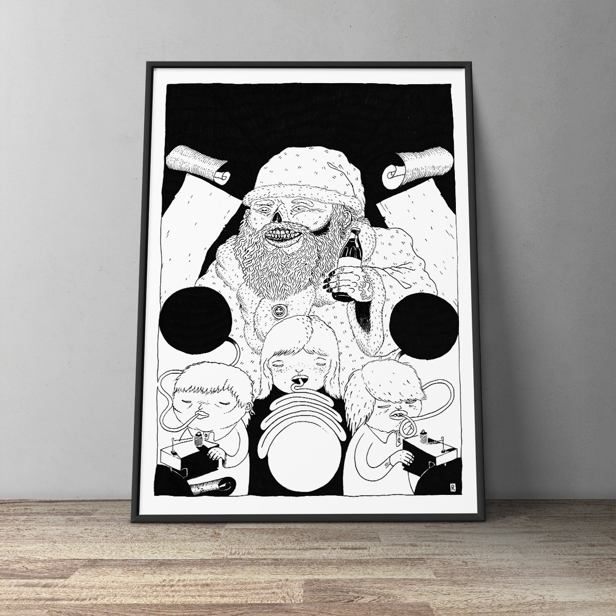 posters-prints, expressive, figurative, illustrative, bodies, cartoons, children, people, seasons, black, white, ink, paper, beautiful, contemporary-art, decorative, design, interior, interior-design, modern, modern-art, Buy original high quality art. Paintings, drawings, limited edition prints & posters by talented artists.