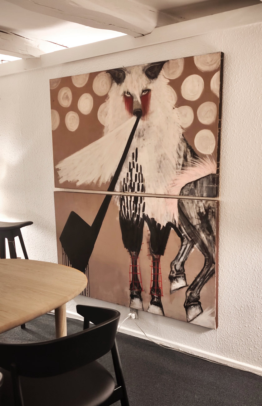 paintings, expressive, figurative, animals, humor, moods, wildlife, beige, black, brown, pink, white, acrylic, cotton-canvas, beautiful, contemporary-art, decorative, design, interior, interior-design, modern, modern-art, Buy original high quality art. Paintings, drawings, limited edition prints & posters by talented artists.