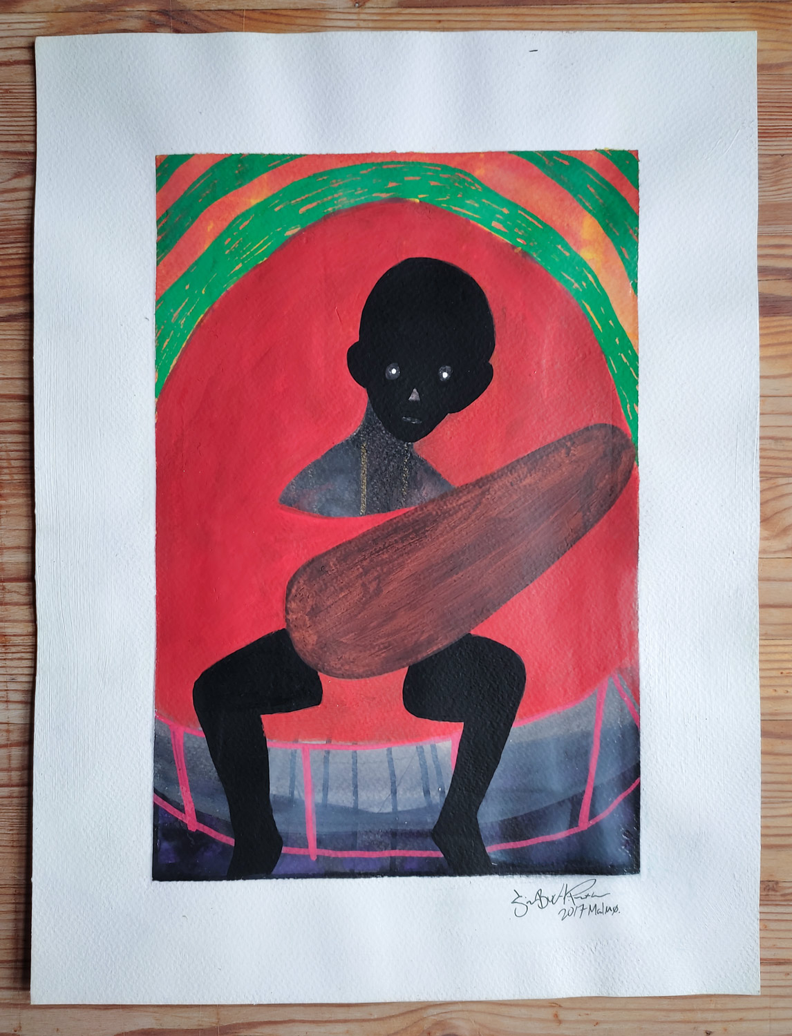 drawings, expressive, graphical, bodies, humor, movement, people, black, green, red, yellow, ink, paper, beautiful, contemporary-art, decorative, design, interior, interior-design, modern, modern-art, Buy original high quality art. Paintings, drawings, limited edition prints & posters by talented artists.