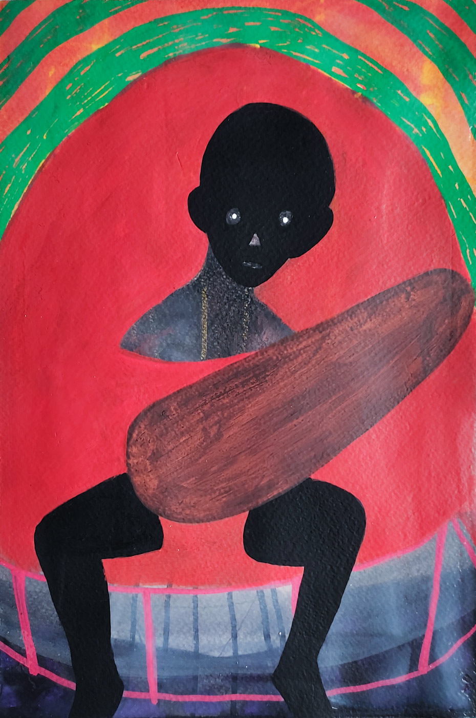 drawings, expressive, graphical, bodies, humor, movement, people, black, green, red, yellow, ink, paper, beautiful, contemporary-art, decorative, design, interior, interior-design, modern, modern-art, Buy original high quality art. Paintings, drawings, limited edition prints & posters by talented artists.