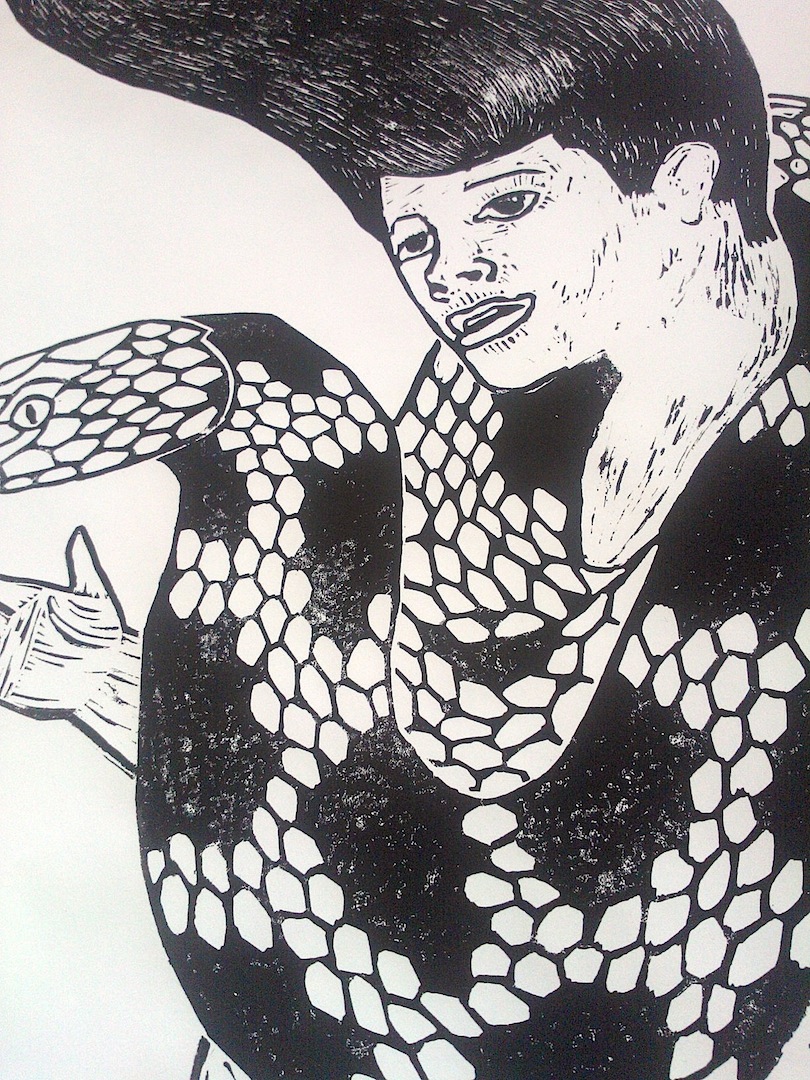 art-prints, linocuts, animal, figurative, illustrative, pop, portraiture, bodies, sexuality, wildlife, black, white, acrylic, paper, black-and-white, bright, contemporary-art, decorative, design, female, horizontal, interior, interior-design, modern, pop-art, posters, prints, retro, sexual, wild-animals, women, Buy original high quality art. Paintings, drawings, limited edition prints & posters by talented artists.