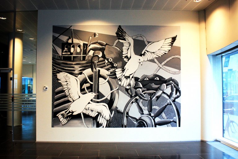 mural, artist, art, gallery
