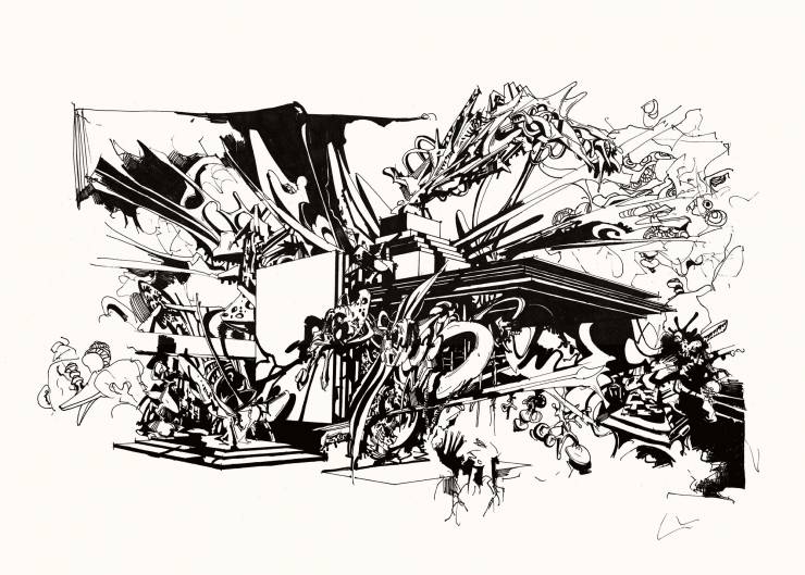 Architect Series II | Posters, Giclee | Ola Juliussen | Beauton Art Gallery posters, giclee, aesthetic, graphical, monochrome, architecture, botany, patterns, black, white, ink, paper, abstract-forms, black-and-white, buildings, cities, contemporary-art, danish, decorative, design, interior, interior-design, modern, modern-art, nordic, posters, prints, scandinavien, Buy original high quality art. Paintings, drawings, limited edition prints & posters by talented artists.