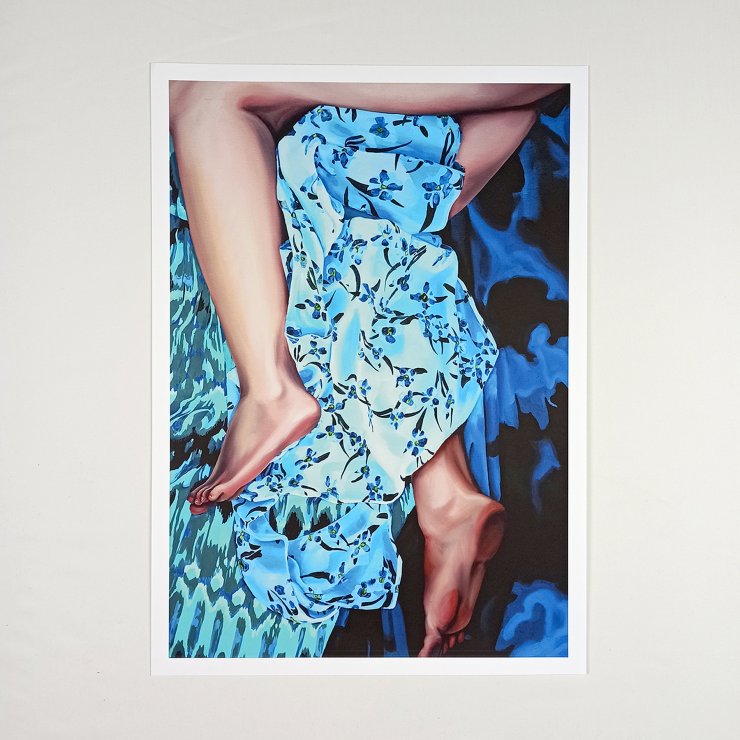 posters-prints, giclee-print, aesthetic, colorful, people, sexuality, blue, white, ink, paper, posters, Buy original high quality art. Paintings, drawings, limited edition prints & posters by talented artists.