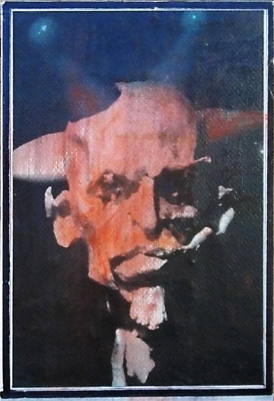 Untitled #18 - 20 x 31 cm. A fine art photograph by Ola Juliussen. interpreted and refined on plywood with acrylic and lacquer Photograph of the main digital collage on the wall, digital printing, Framed digital collage Home Nursing photography, art photography, art photography, fragmentation, dynamics, structures and history. facebook, google, pint residual