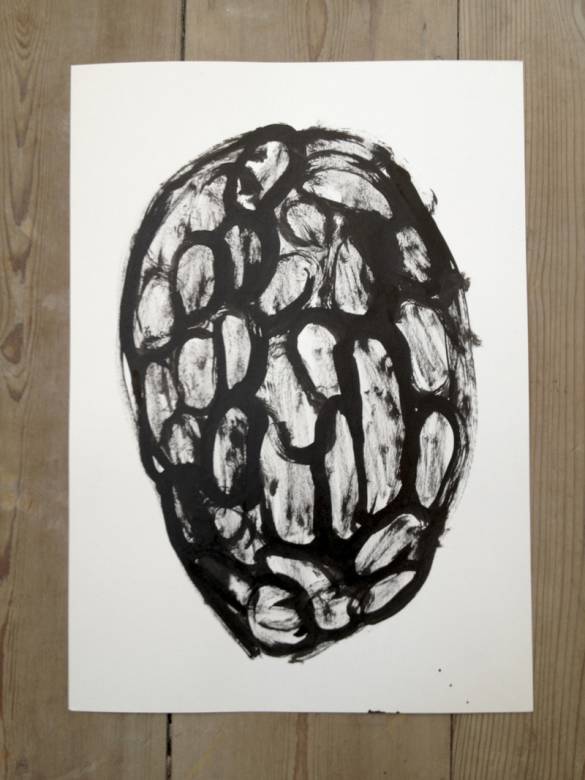 Nothing #11. An original illustration by My Buemann. The illustration is part of the series "Nothing". The collage is not framed. photo, photographers, photographs, art photography, photography, illustrations perfect for home home decor, original art, gift idea, galleries, talented artists, illustrators Collage exhibited in the frame