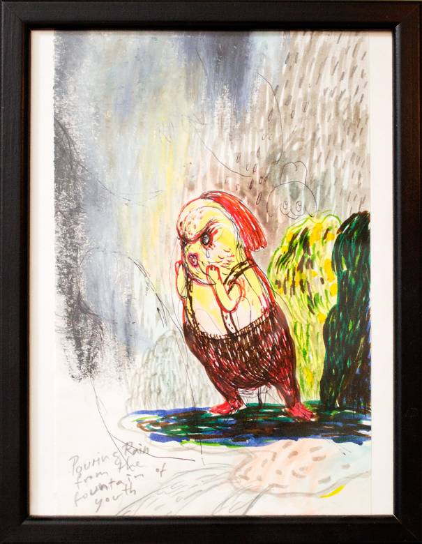 drawings, animal, family-friendly, illustrative, cartoons, humor, pets, wildlife, green, grey, red, yellow, crayons, paper, marker, pencils, watercolor, amusing, birds, decorative, interior, interior-design, sketch, Buy original high quality art. Paintings, drawings, limited edition prints & posters by talented artists.