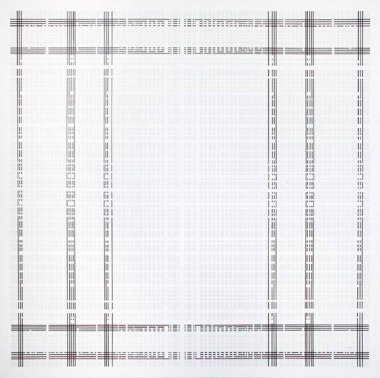 aesthetic, minimalist painting, simple, stylish, lines, black, white, graphic, design