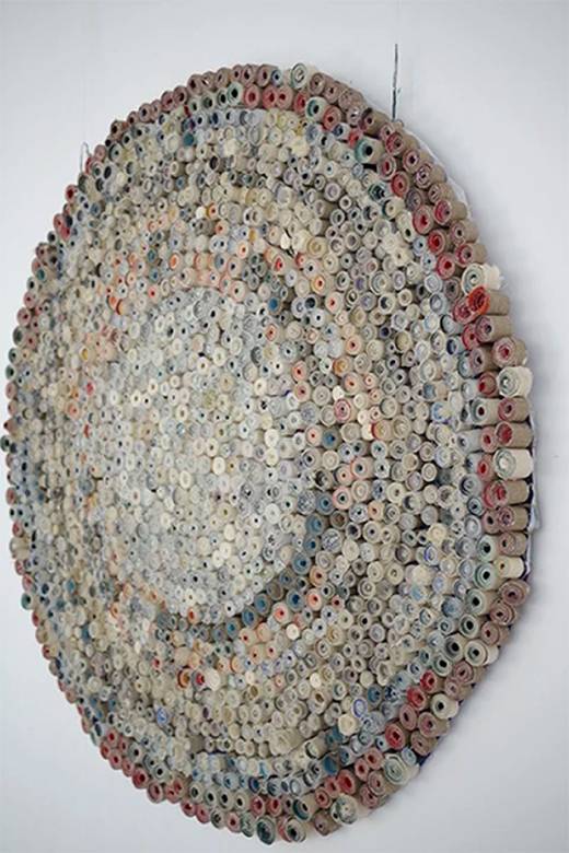 Micro-Macro | Sculptures | Aleksandra Kalisz | Beauton Art Gallery sculptures, aesthetic, graphical, patterns, blue, grey, red, turquoise, other-mediums, copenhagen, danish, decorative, design, flowers, interior, interior-design, nordic, scandinavien, vivid, Buy original high quality art. Paintings, drawings, limited edition prints & posters by talented artists.