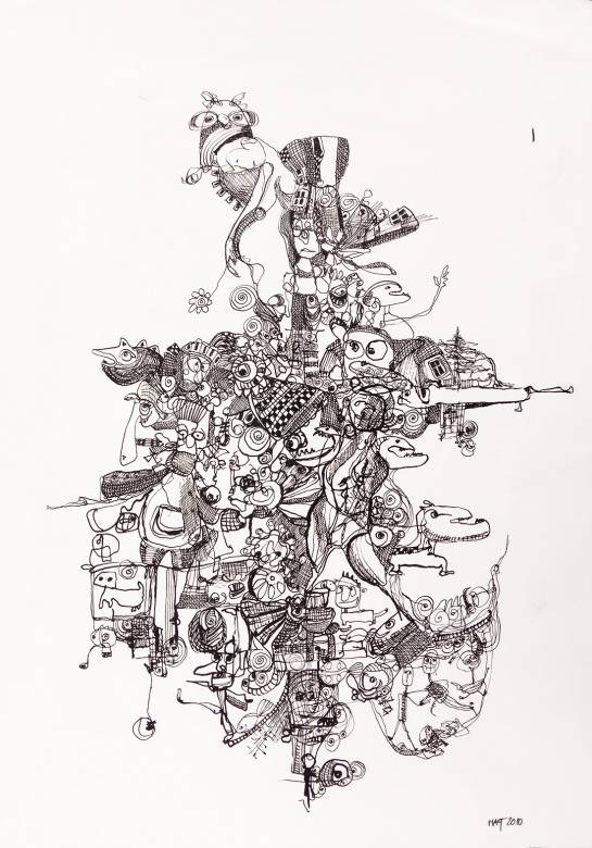 drawings, family-friendly, illustrative, monochrome, animals, bodies, cartoons, patterns, black, white, ink, paper, abstract-forms, amusing, black-and-white, buildings, calligraphy, cute, danish, decorative, design, family, interior, interior-design, modern, modern-art, nordic, scandinavien, Buy original high quality art. Paintings, drawings, limited edition prints & posters by talented artists.