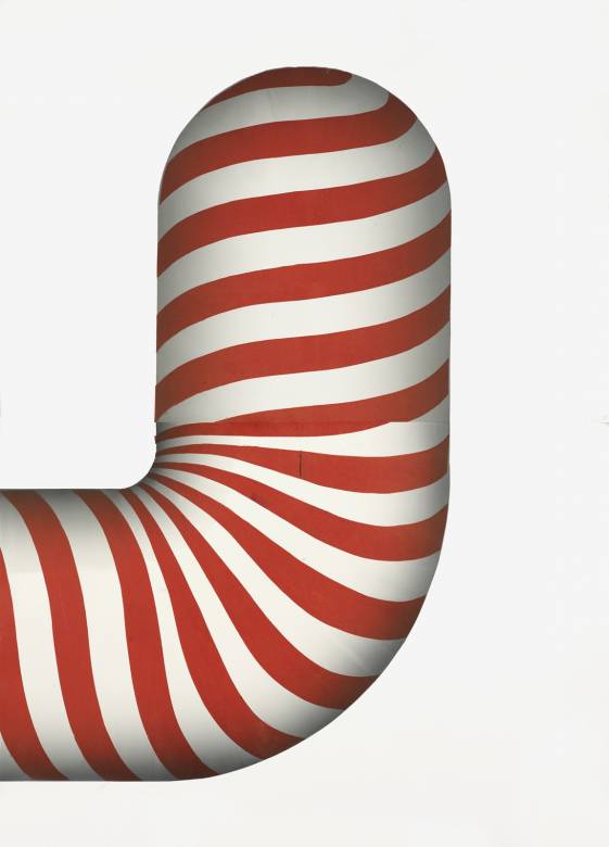 The Great Licking red - 140 x 100 cm. Limited edition linocut print by Marta Banaszak THE GREAT LICKING linocut_Marta Banaszak