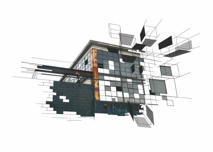 Windows | Posters-prints, Photographs, New-media | Tina Louise Hunderup | Beauton Art Gallery posters-prints, photographs, new-media, abstract, geometric, graphical, architecture, patterns, science, technology, brown, grey, ink, paper, abstract-forms, architectural, beautiful, buildings, conceptual, contemporary-art, danish, decorative, design, interior, interior-design, modern, modern-art, nordic, scandinavien, Buy original high quality art. Paintings, drawings, limited edition prints & posters by talented artists.