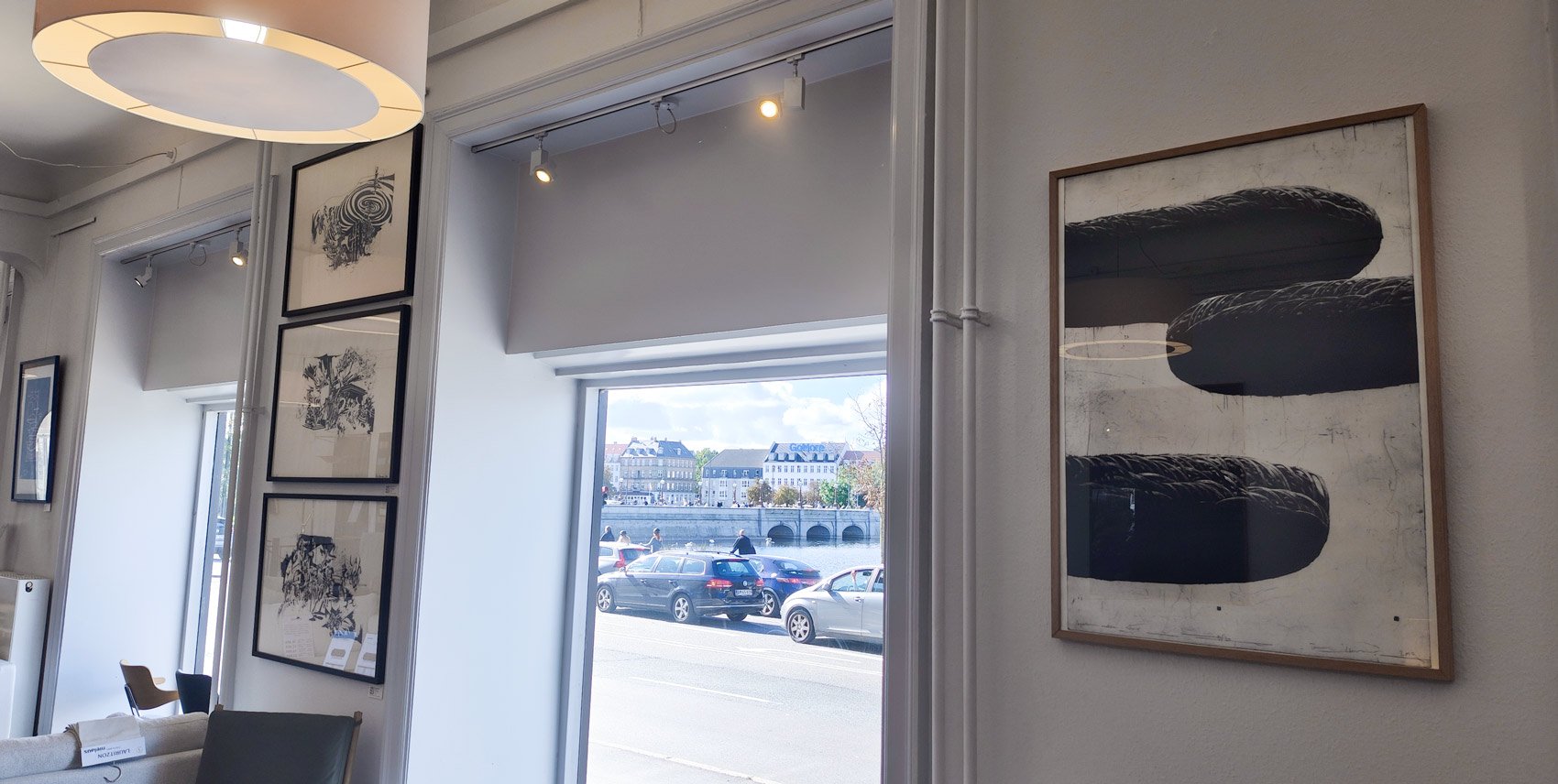 Iintense, meditative, and visually rich artworks that brings a sophisticated, brooding elegance and captivating tactile quality to any fine art collection. Original drawings by Ola Juliussen and large mezzotint prints by Tomasz Winiarski.